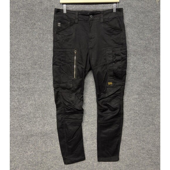 G-Star Other - G-Star RAW Flight Cargo 3D Skinny Pants Mens 32x32(28) Black Stretch Street